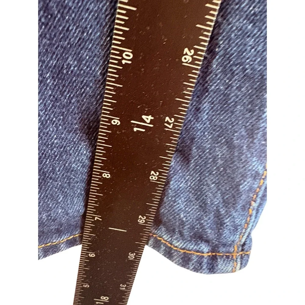 Levi's 501 Original Fit Jeans Men 38x32 (35x29.5) Blue Whiskering Denim Straight